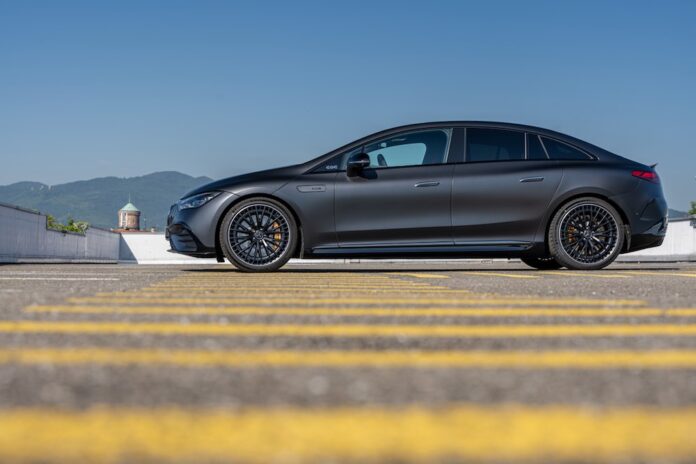Press Test Drive AMG C 43 & AMG EQE 53, 2022, Colmar eqe-02